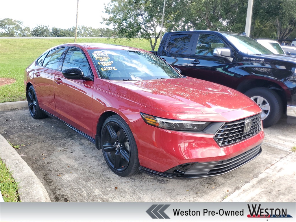 used 2024 Honda Accord Hybrid car, priced at $27,595