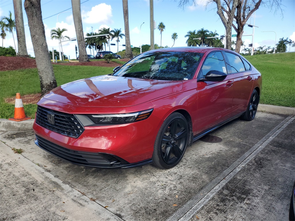used 2024 Honda Accord Hybrid car, priced at $27,595