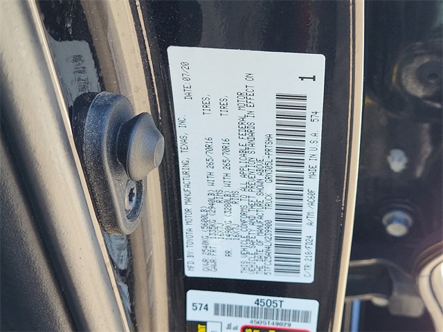 used 2020 Toyota Tacoma car, priced at $36,722