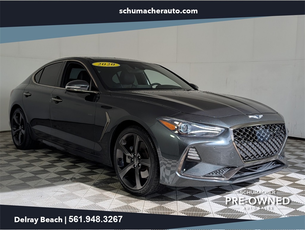 used 2020 Genesis G70 car, priced at $23,000