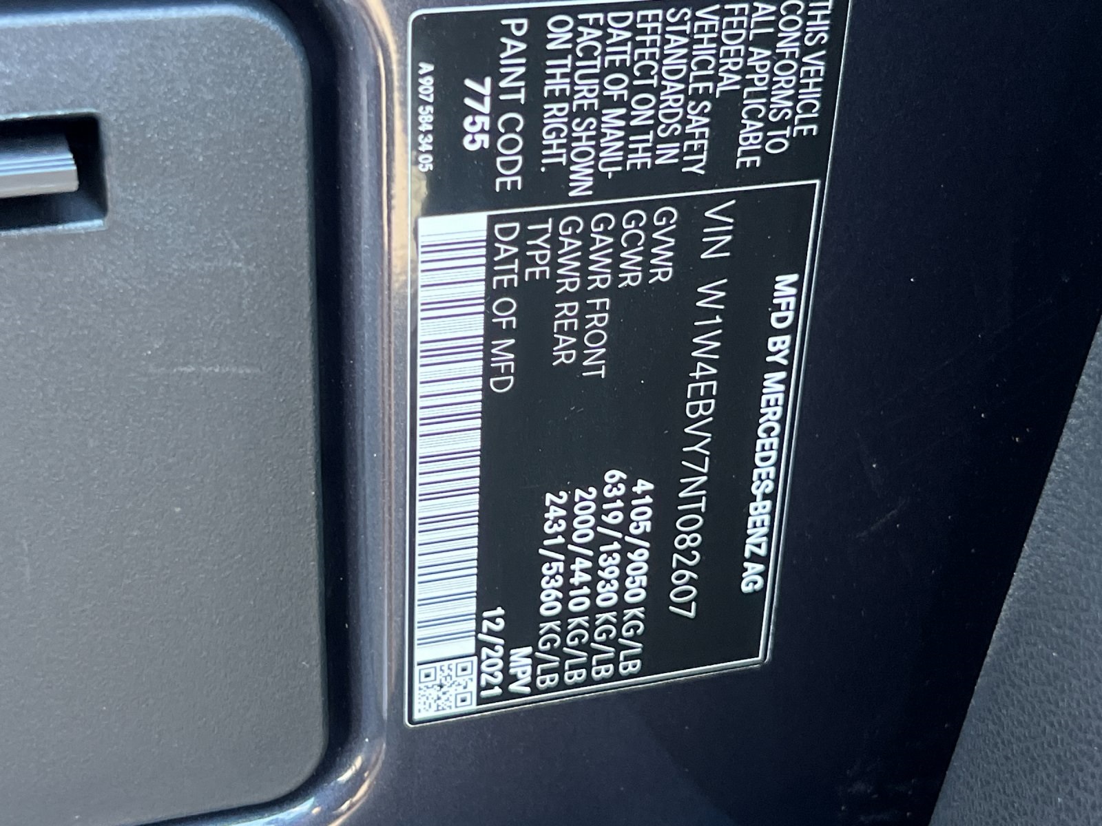 used 2022 Mercedes-Benz Sprinter 2500 car, priced at $101,899