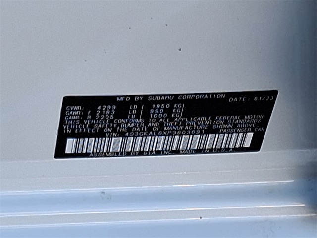 used 2023 Subaru Impreza car, priced at $23,881