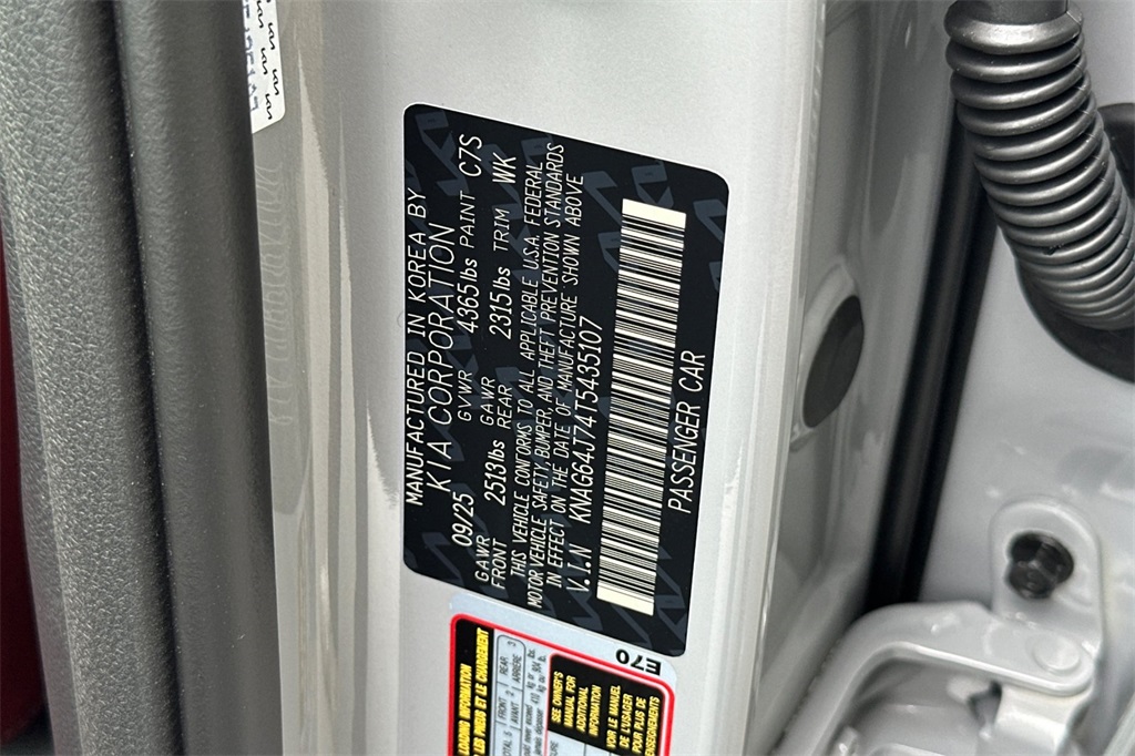 new 2026 Kia K5 car, priced at $30,575