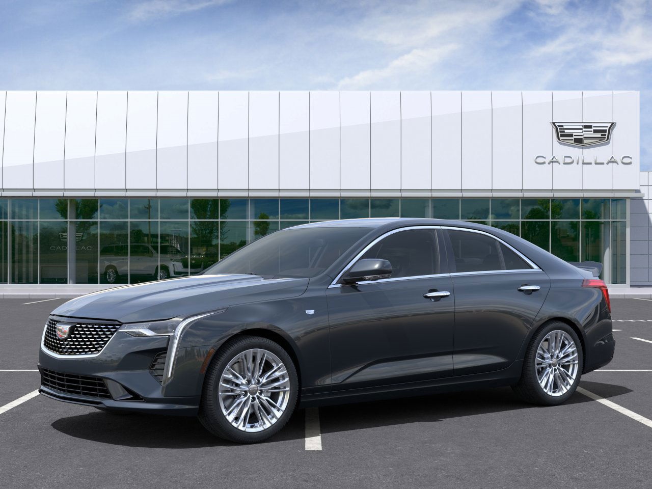 new 2025 Cadillac CT4 car, priced at $47,500