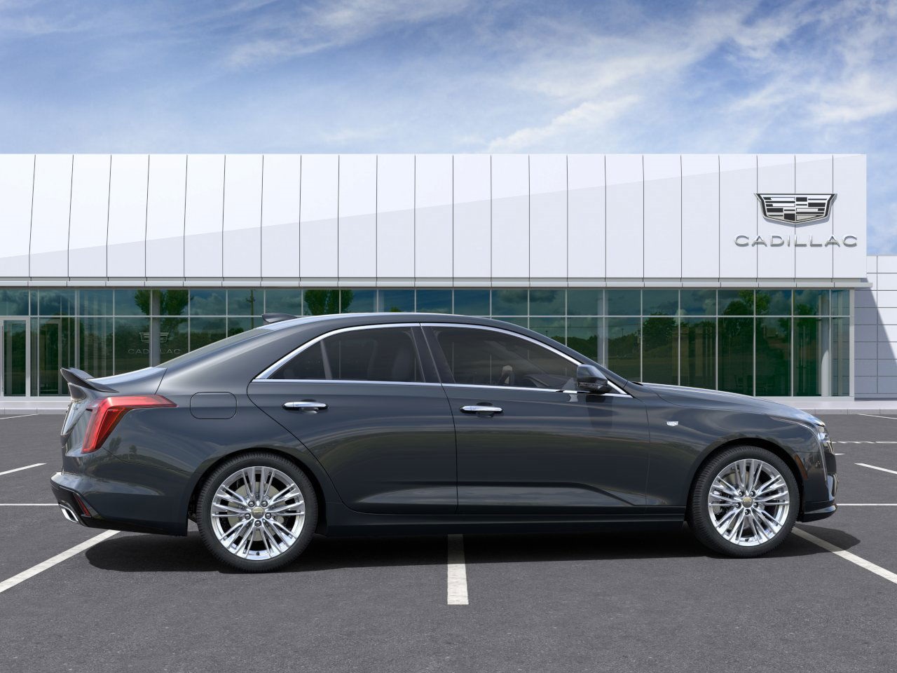 new 2025 Cadillac CT4 car, priced at $47,500