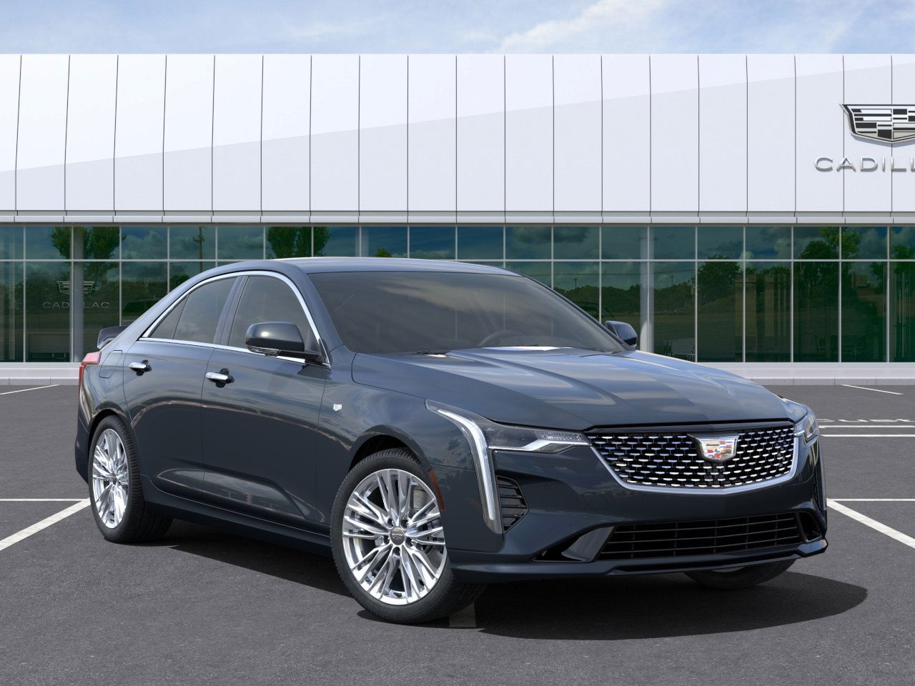 new 2025 Cadillac CT4 car, priced at $47,500