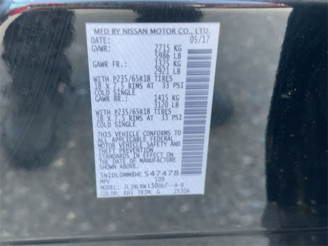 used 2017 INFINITI QX60 car, priced at $11,711