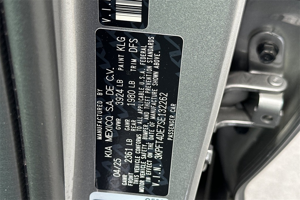 new 2025 Kia K4 car, priced at $23,923