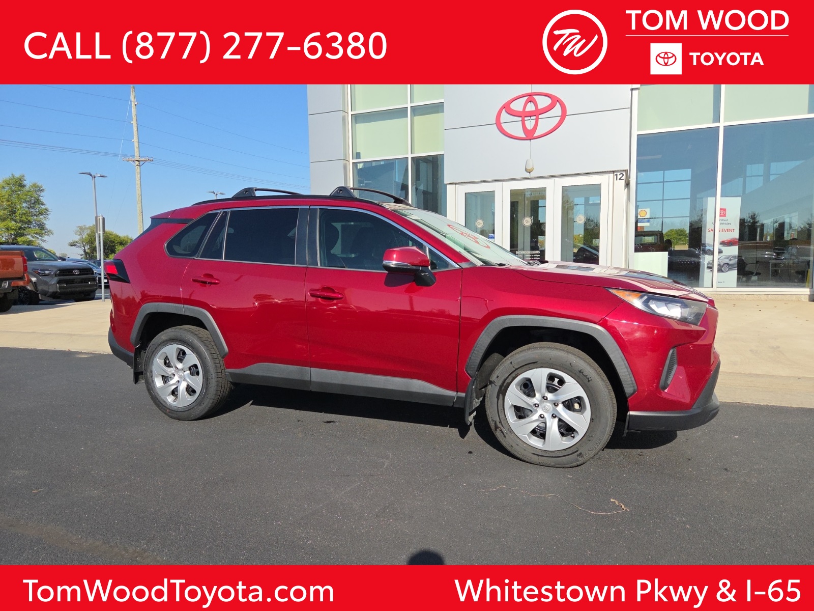 used 2020 Toyota RAV4 car, priced at $17,500