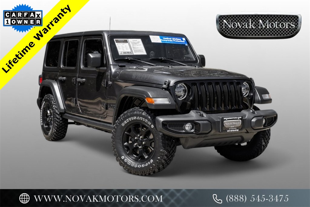 used 2021 Jeep Wrangler car, priced at $31,481