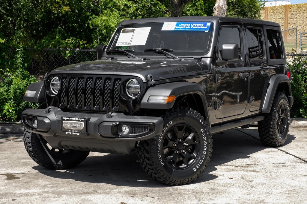 used 2021 Jeep Wrangler car, priced at $31,481