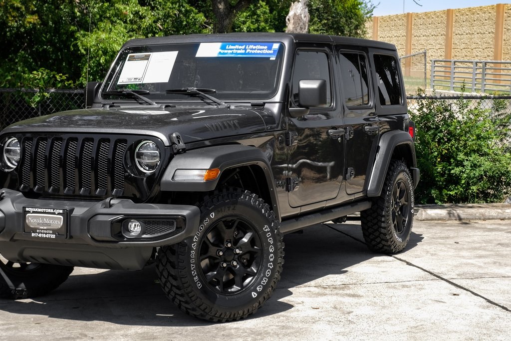used 2021 Jeep Wrangler car, priced at $31,481