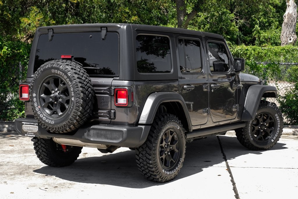 used 2021 Jeep Wrangler car, priced at $31,481