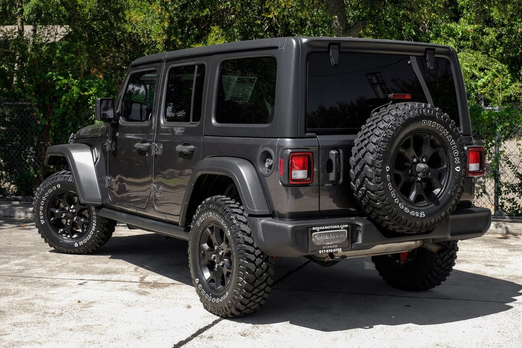 used 2021 Jeep Wrangler car, priced at $31,481