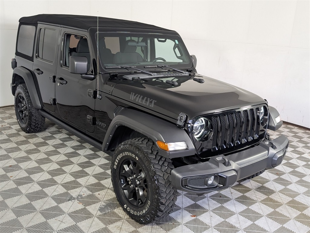 used 2022 Jeep Wrangler car, priced at $34,000