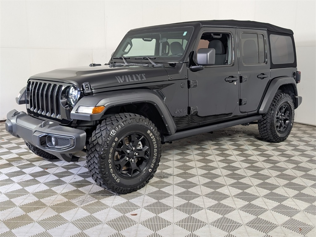 used 2022 Jeep Wrangler car, priced at $34,000