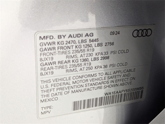 used 2025 Audi Q5 car, priced at $43,481