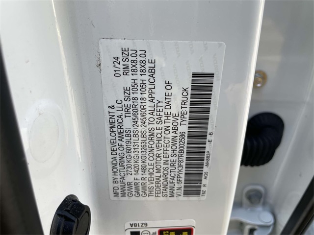 used 2024 Honda Ridgeline car, priced at $38,278