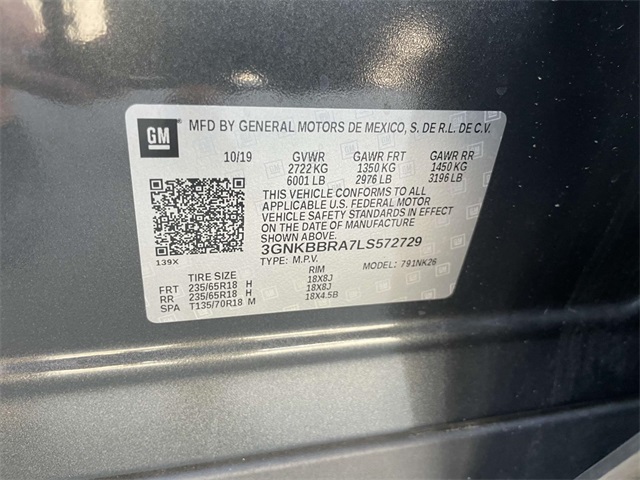 used 2020 Chevrolet Blazer car, priced at $20,677
