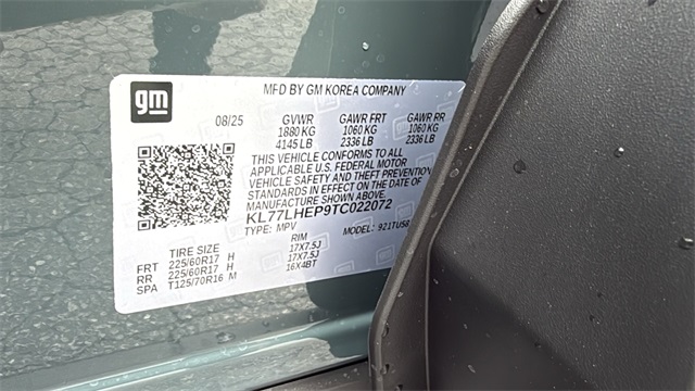 new 2026 Chevrolet Trax car, priced at $24,495