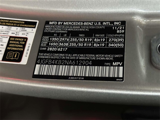 used 2022 Mercedes-Benz GLE car, priced at $47,991