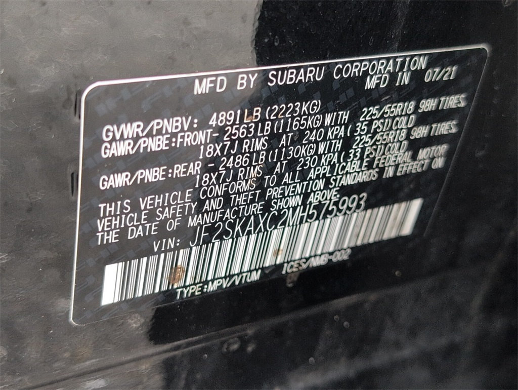 used 2021 Subaru Forester car, priced at $25,000