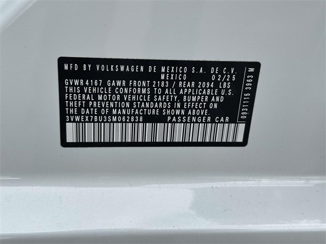 used 2025 Volkswagen Jetta car, priced at $28,044