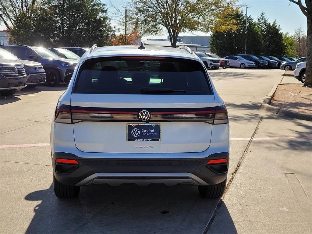 used 2025 Volkswagen Taos car, priced at $22,037