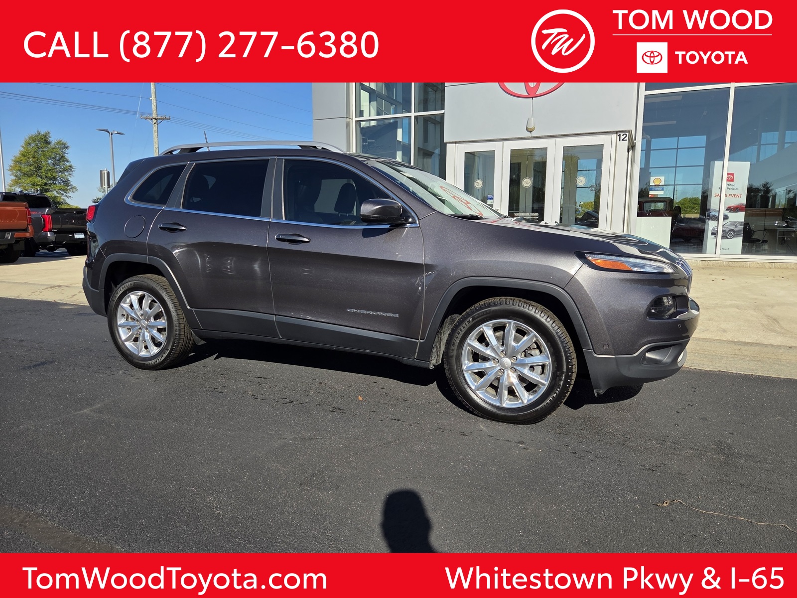 used 2017 Jeep Cherokee car, priced at $12,470