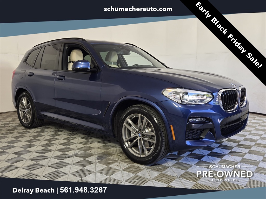 used 2021 BMW X3 car, priced at $23,588