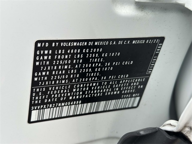 used 2022 Volkswagen Taos car, priced at $23,851