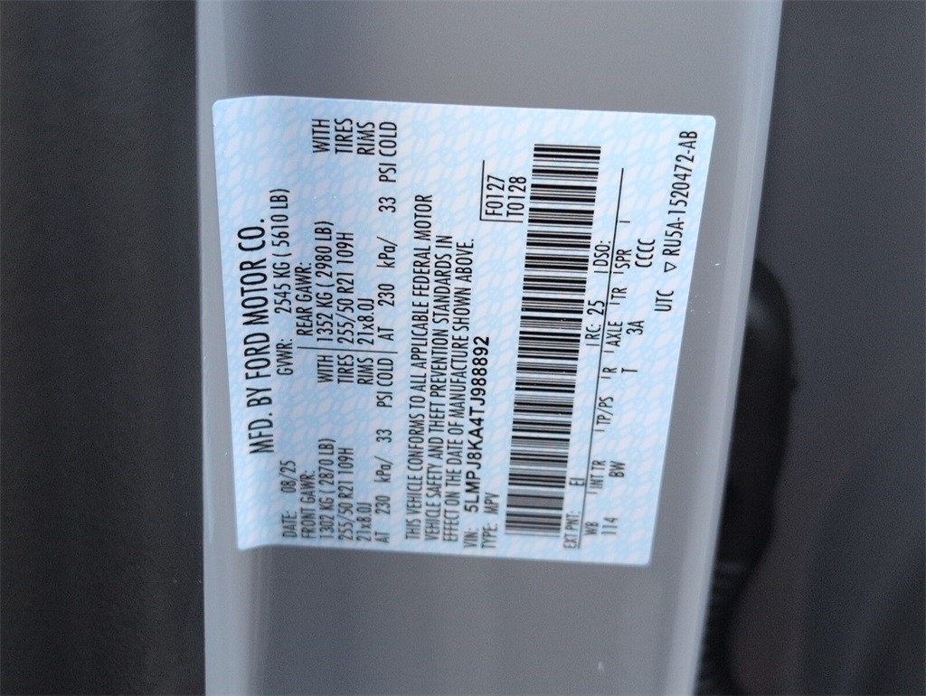 new 2026 Lincoln Nautilus car, priced at $63,144