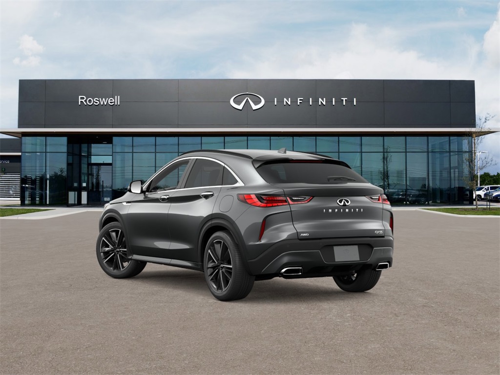 new 2025 INFINITI QX55 car, priced at $48,085