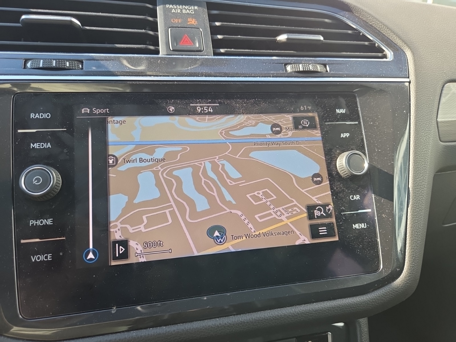 used 2021 Volkswagen Tiguan car, priced at $23,500