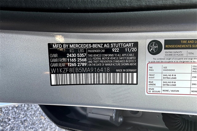used 2021 Mercedes-Benz E-Class car, priced at $41,923