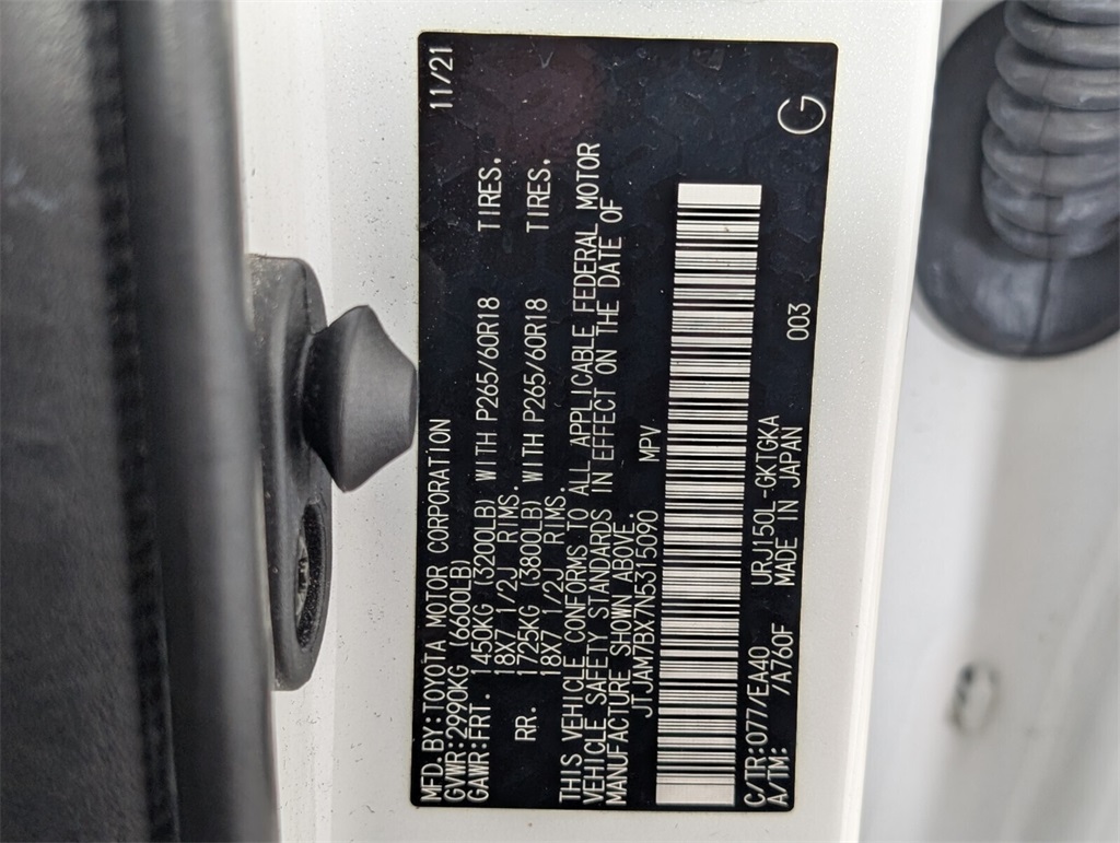 used 2022 Lexus GX car, priced at $41,000