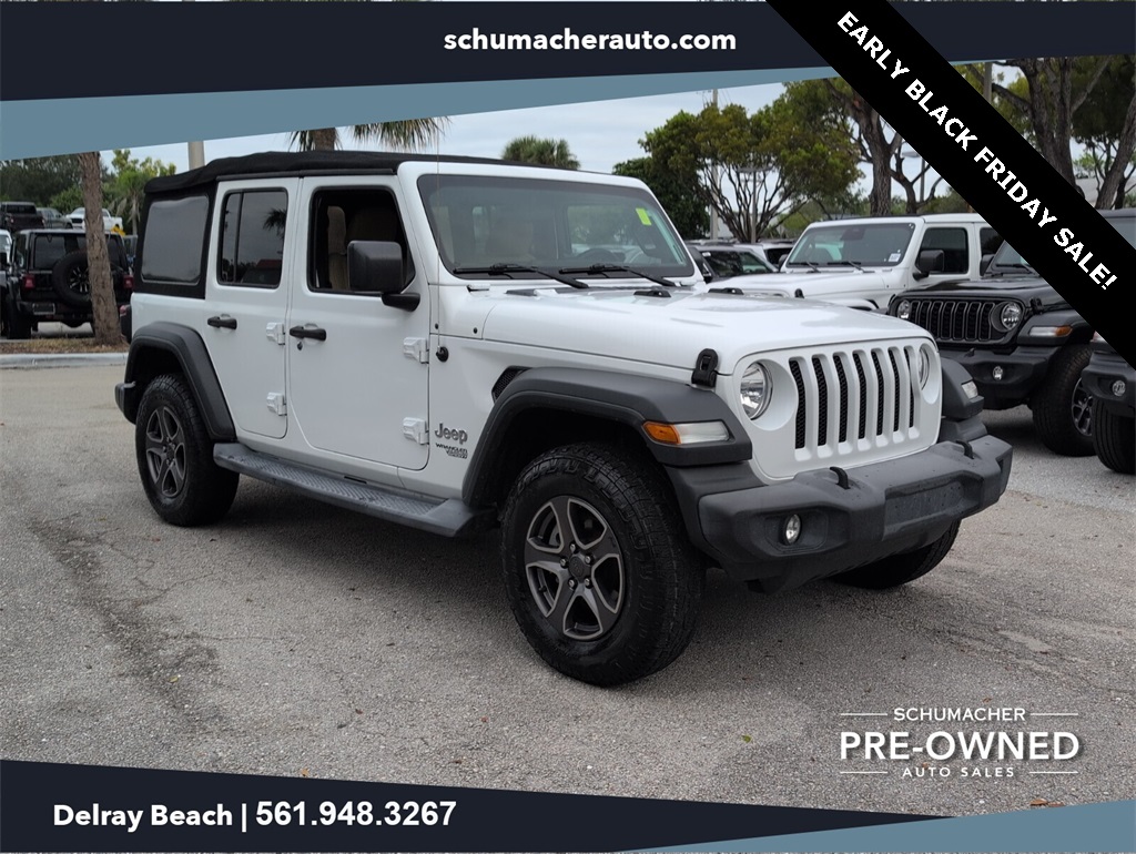 used 2018 Jeep Wrangler car, priced at $19,998