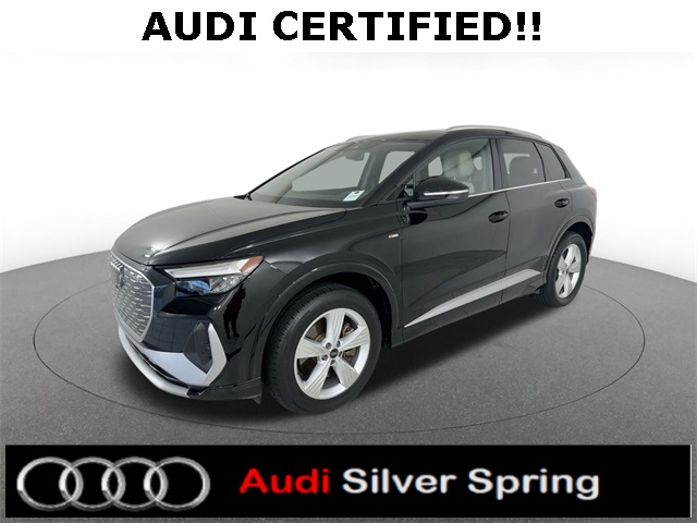 used 2023 Audi Q4 e-tron car, priced at $27,481