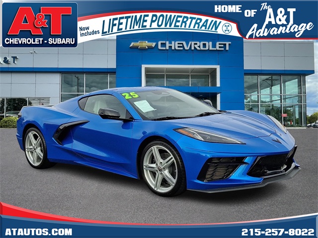 used 2025 Chevrolet Corvette car, priced at $65,950