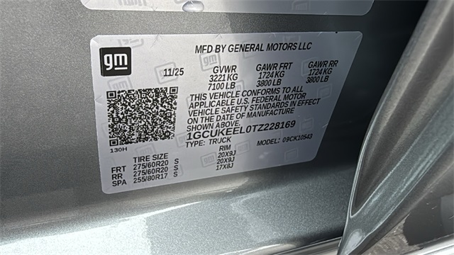 new 2026 Chevrolet Silverado 1500 car, priced at $69,295