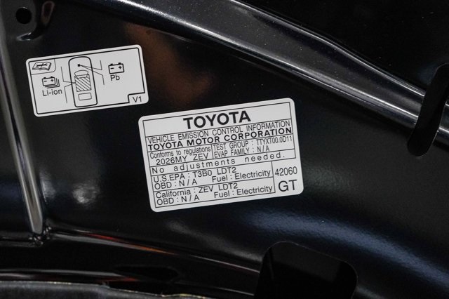 new 2026 Toyota bZ car, priced at $31,923