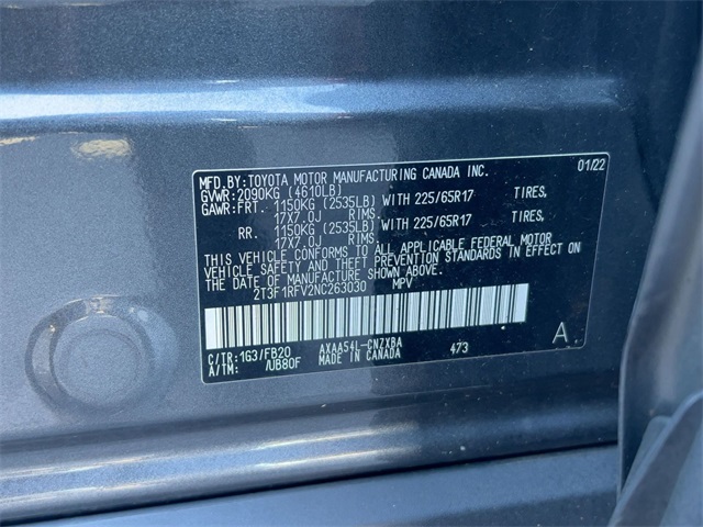 used 2022 Toyota RAV4 car, priced at $23,811