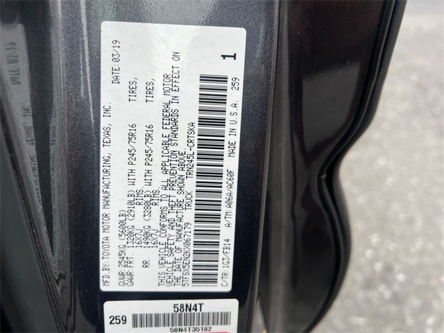 used 2019 Toyota Tacoma car, priced at $24,911