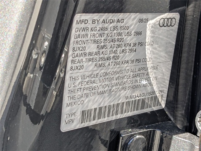 new 2025 Audi All-new Q5 car, priced at $61,135