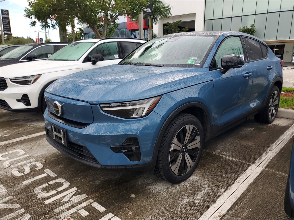 used 2023 Volvo C40 Recharge Pure Electric car, priced at $26,495