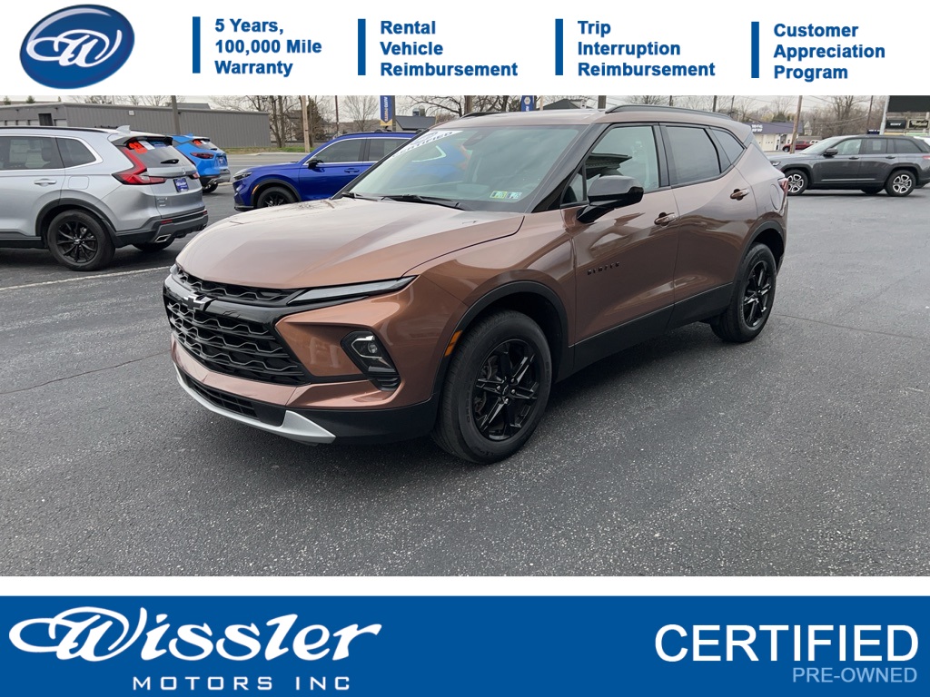 used 2024 Chevrolet Blazer car, priced at $27,900