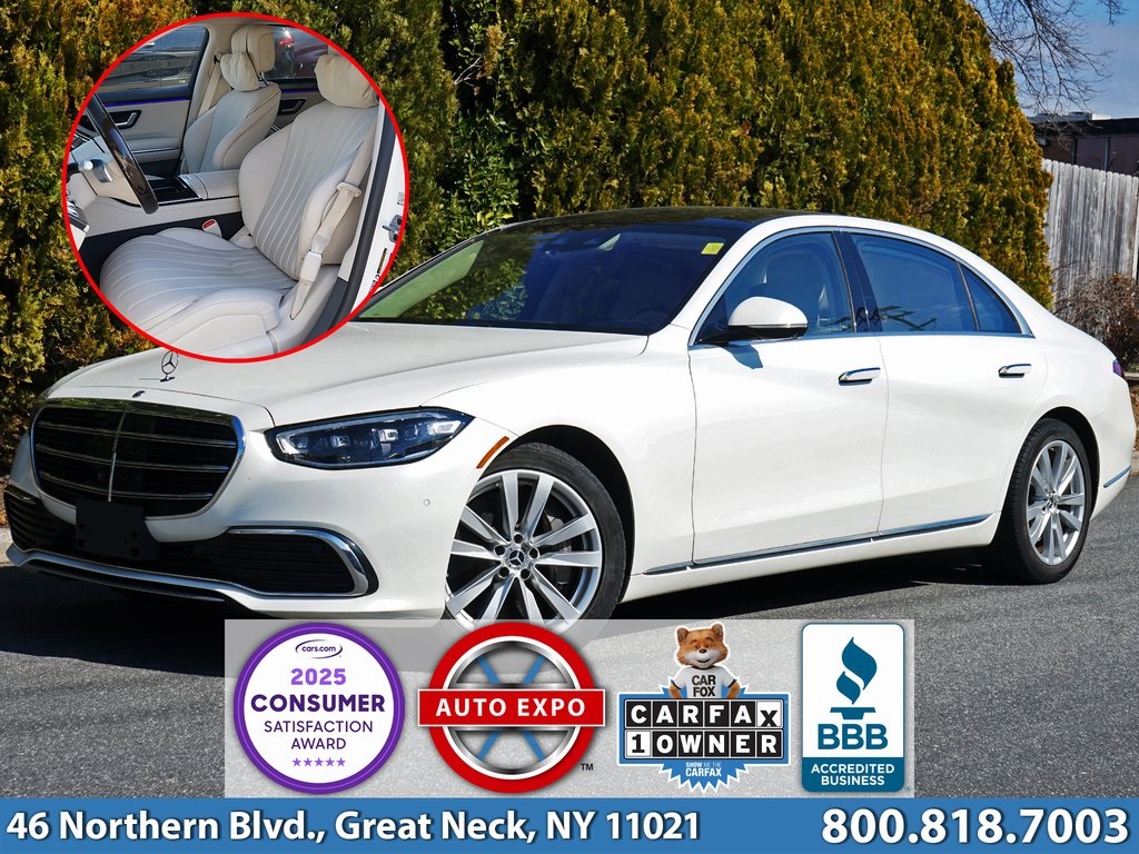 used 2022 Mercedes-Benz S-Class car, priced at $49,495