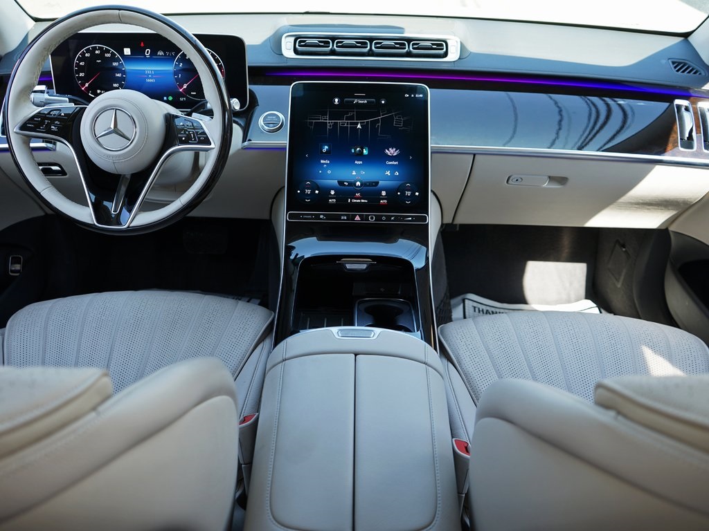 used 2022 Mercedes-Benz S-Class car, priced at $49,495