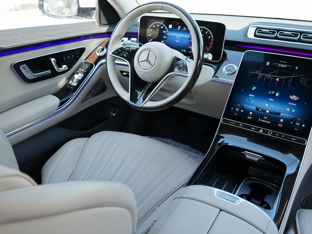used 2022 Mercedes-Benz S-Class car, priced at $49,495