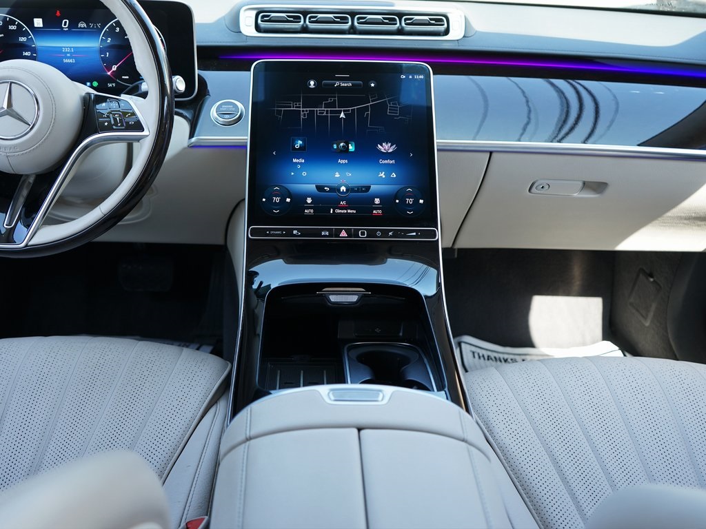 used 2022 Mercedes-Benz S-Class car, priced at $49,495